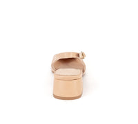 Menina Step Berta slingback nude shoes, handmade in Spain, featuring a sleek design and comfortable fit.