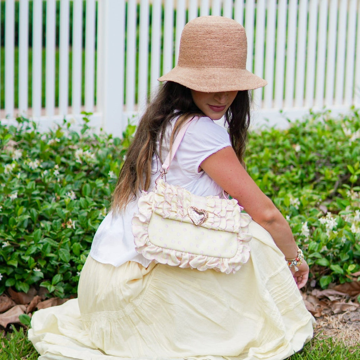 Seaside Sweetheart Shoulder Bag Polkadot