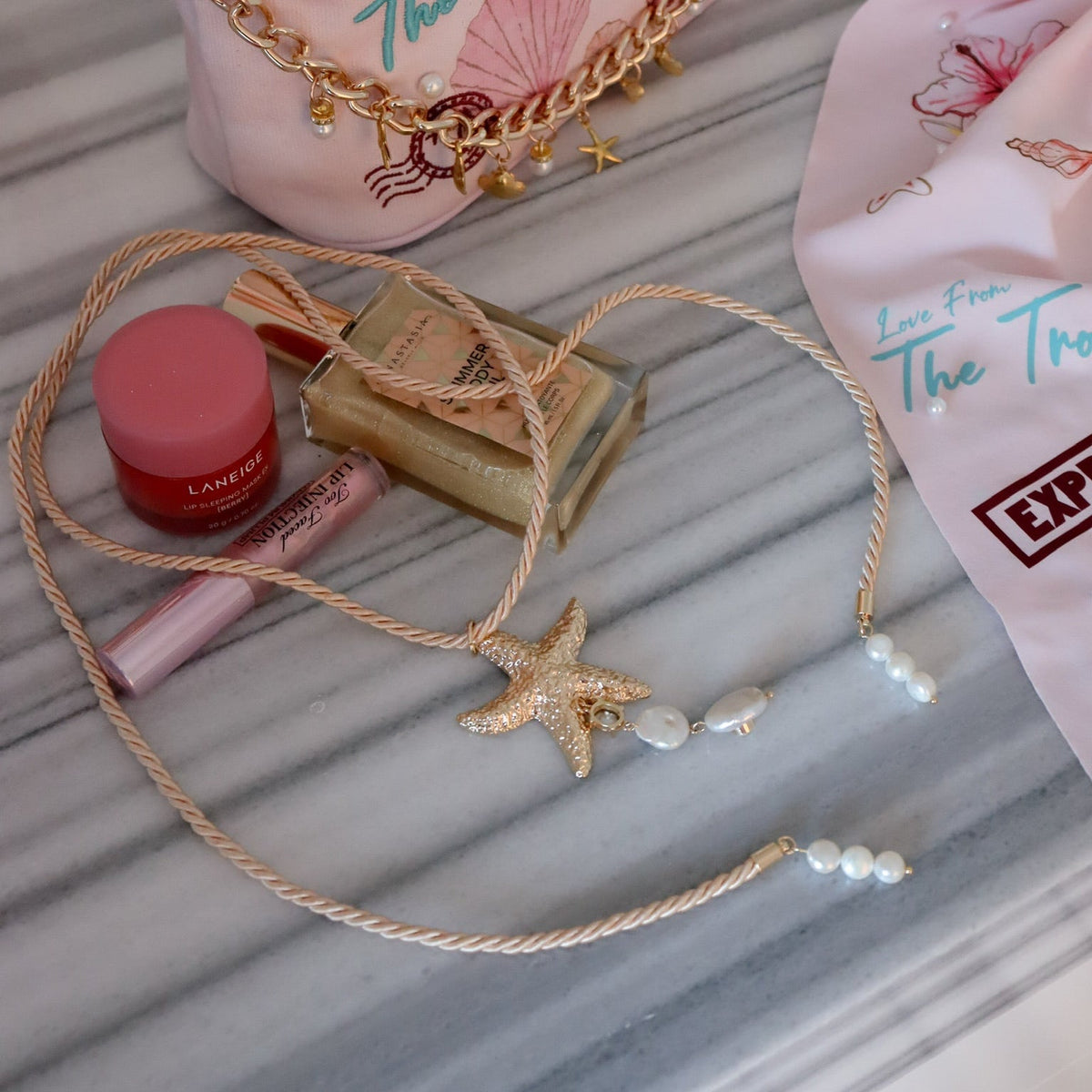 Sea Darling Starfish Rope Necklace