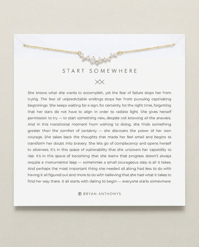 Start Somewhere Necklace