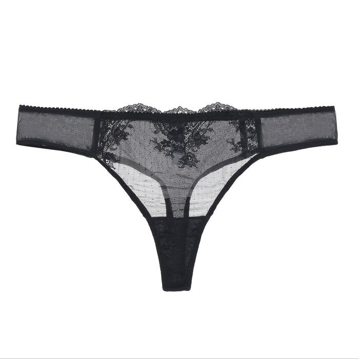 Kim Stretch Lace & Mesh Thong