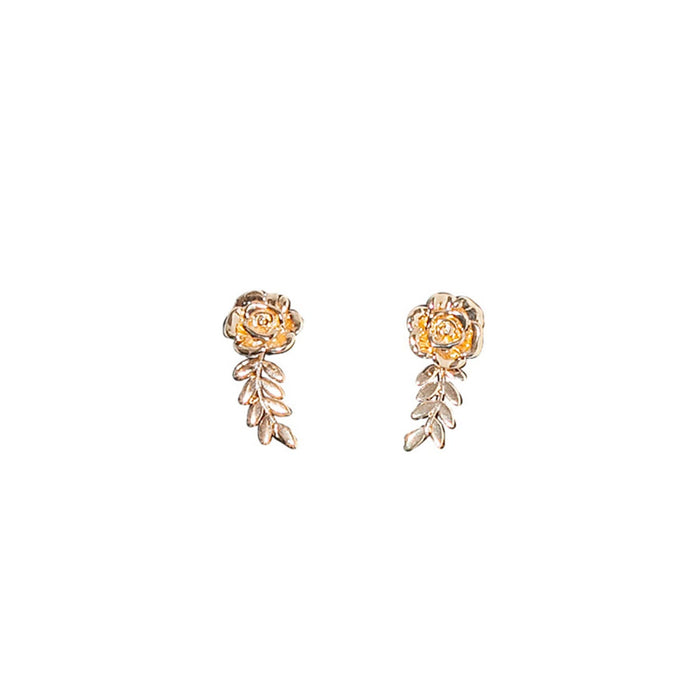 Amour Rose Floral Stud Earrings