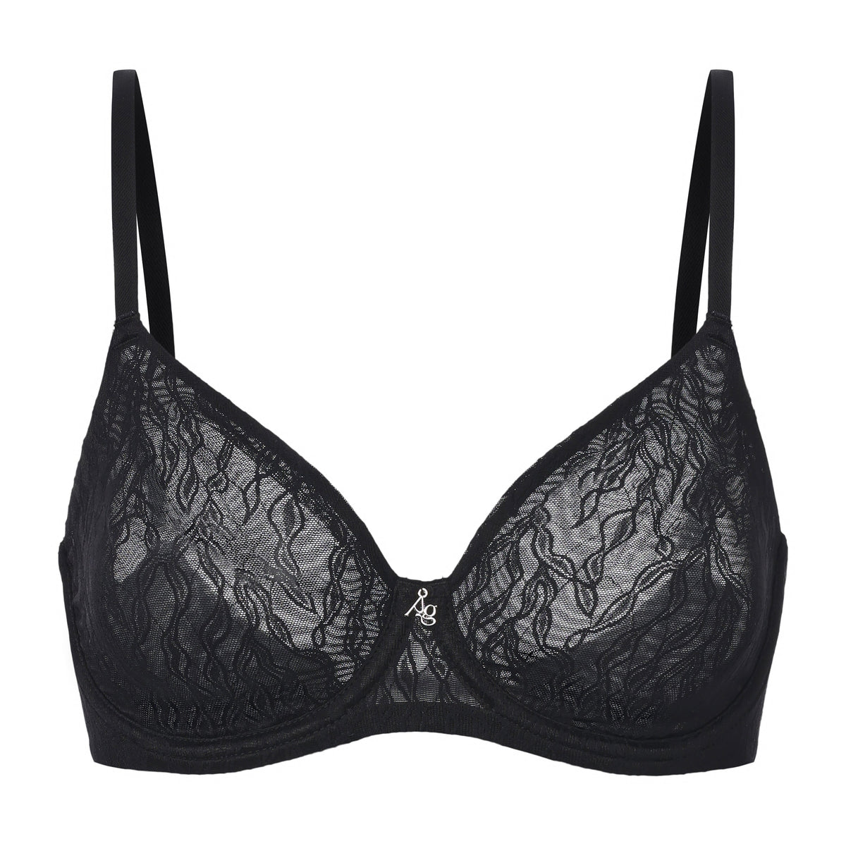 Julie Molded Lace & Mesh T-Shirt Bra