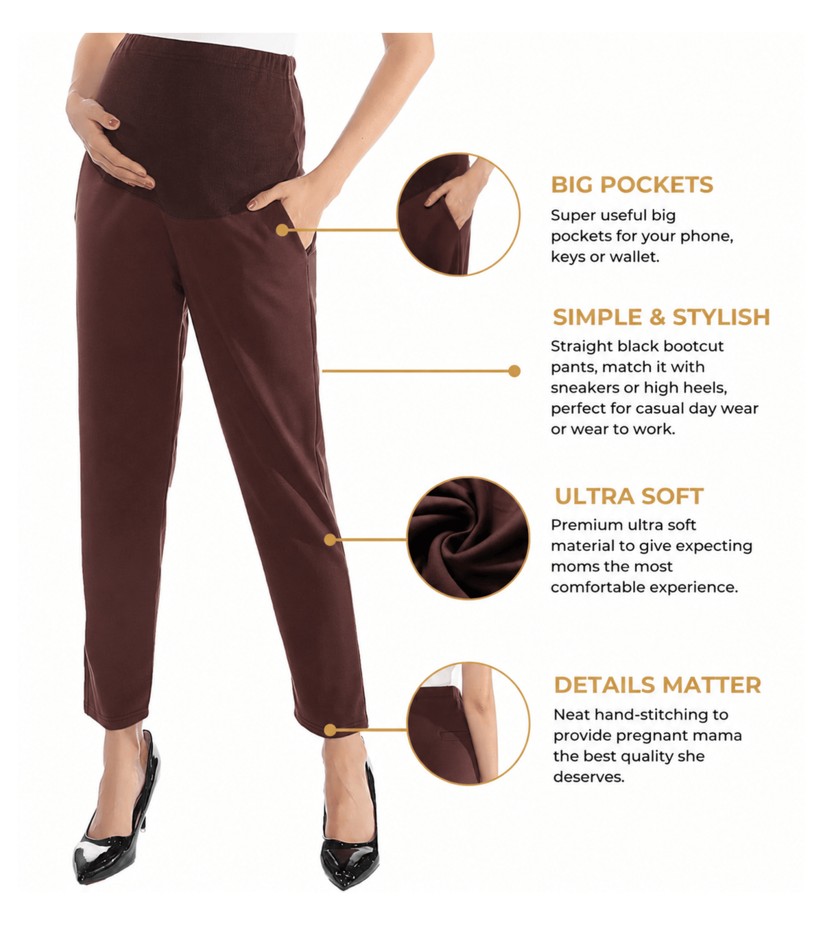 The Maternity Ankle Pant