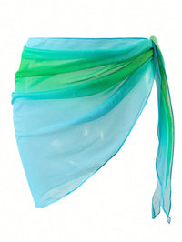 Vacation Loose Casual Bikini Beach Apron Gradient Color Multiple Colors