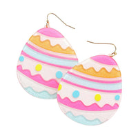 Easter Egg Resin Dangle Earrings