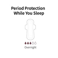 Pure Care Organic Herbal Infused Pads - Overnight
