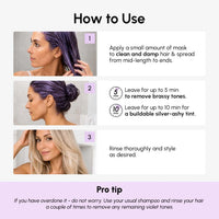 Purple Mask for Blonde Hair