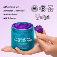 Purple Mask for Blonde Hair