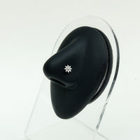 Flower Diamond Nose Ring Stud for Women