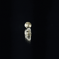 Round Shape Natural Diamond Heart Nose Pin