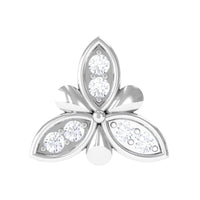 Simple Diamond Flower Nose Stud for Women
