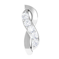 Real Diamond Infinity Tragus Earring for Women