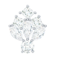 Real Diamond Designer Earring for Cartilage Piercing