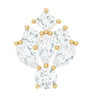Real Diamond Designer Earring for Cartilage Piercing