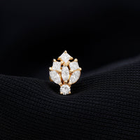 Real Diamond Designer Earring for Cartilage Piercing