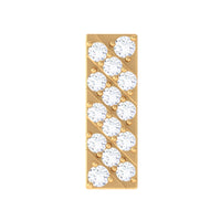 Genuine Diamond Bar Earring for Cartilage Piercing