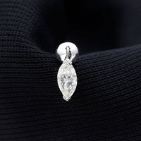 Marquise Diamond Cartilage Dangle Earring