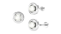 Circle Freshwater Pearl Earring for Helix Piercing