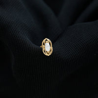 Minimal Marquise Cut Moissanite Cartilage Earring