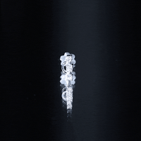 Natural Diamond Unique Tragus Earring with Certificate