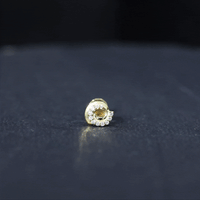 Moissanite Swirl Earring for Second Hole Piercing