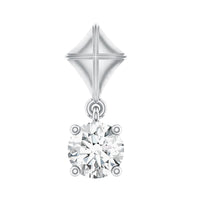 Diamond Dangling Earring for Helix Piercing