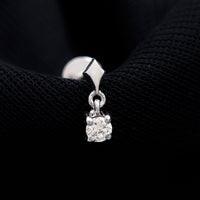Diamond Dangling Earring for Helix Piercing