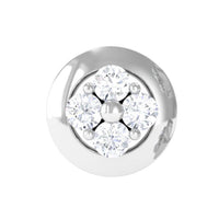 Moissanite Cluster Earring for Second Hole Piercing