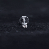 Natural Diamond Conch Piercing Earring