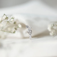 Unique Diamond Crawler Earring for Helix Piercing