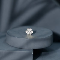 Certified Diamond Paw Cartilage Earring