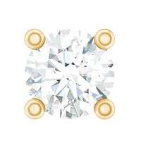 Minimalist Diamond Solitaire Tragus Earring