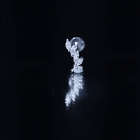 Yellow marquise diamond crawler earring for helix piercing, body jewelry by Rosec Jewels with sparkling gemstones.