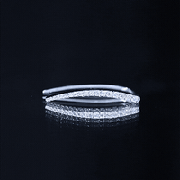 Graduated Style Diamond Climber Helix Earring