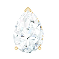 Pear Shaped Diamond Solitaire Tragus Earring