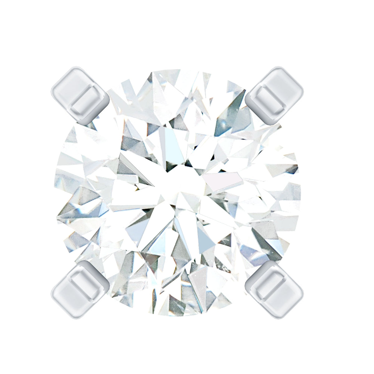 Minimalist Peg Head Set Diamond Nose Pin Stud