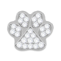 Certified Diamond Paw Cartilage Earring