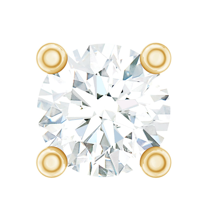 Minimalist Diamond Solitaire Tragus Earring