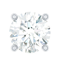 Minimalist Diamond Solitaire Earring for Tragus Piercing