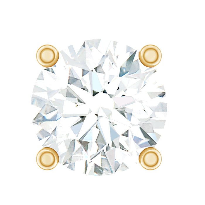 Rosec Jewels minimalist diamond solitaire tragus earring, body jewelry with a sleek design and sparkling gemstone for piercing.