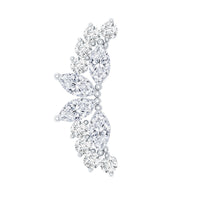 Unique Diamond Crawler Earring for Cartilage Piercing
