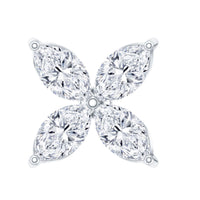 Marquise Four Petal Flower Cartilage Earring