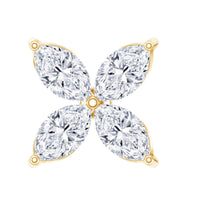 Marquise Four Petal Flower Cartilage Earring