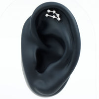 Diamond Capricorn Constellation Helix Piercing Earring