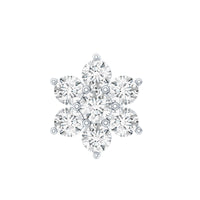 Simple Diamond Flower Cartilage Earring