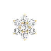 Simple Diamond Flower Cartilage Earring