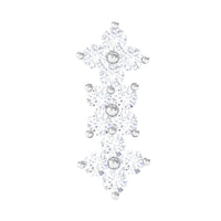 Diamond Flower Crawler Earring for Helix Piercing