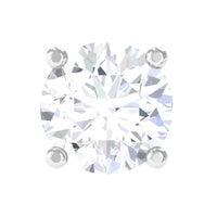 Minimalist Diamond Solitaire Conch Earring