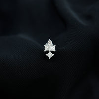 Princess Cut Diamond Helix Piercing Earring for Women